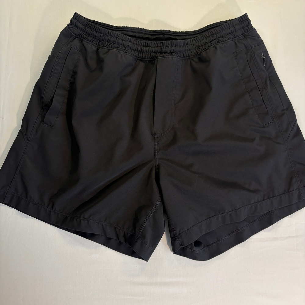 Birddogs Boom Gym Shorts Mens XL Black Lined Athletic Workout 6 Inch Inseam